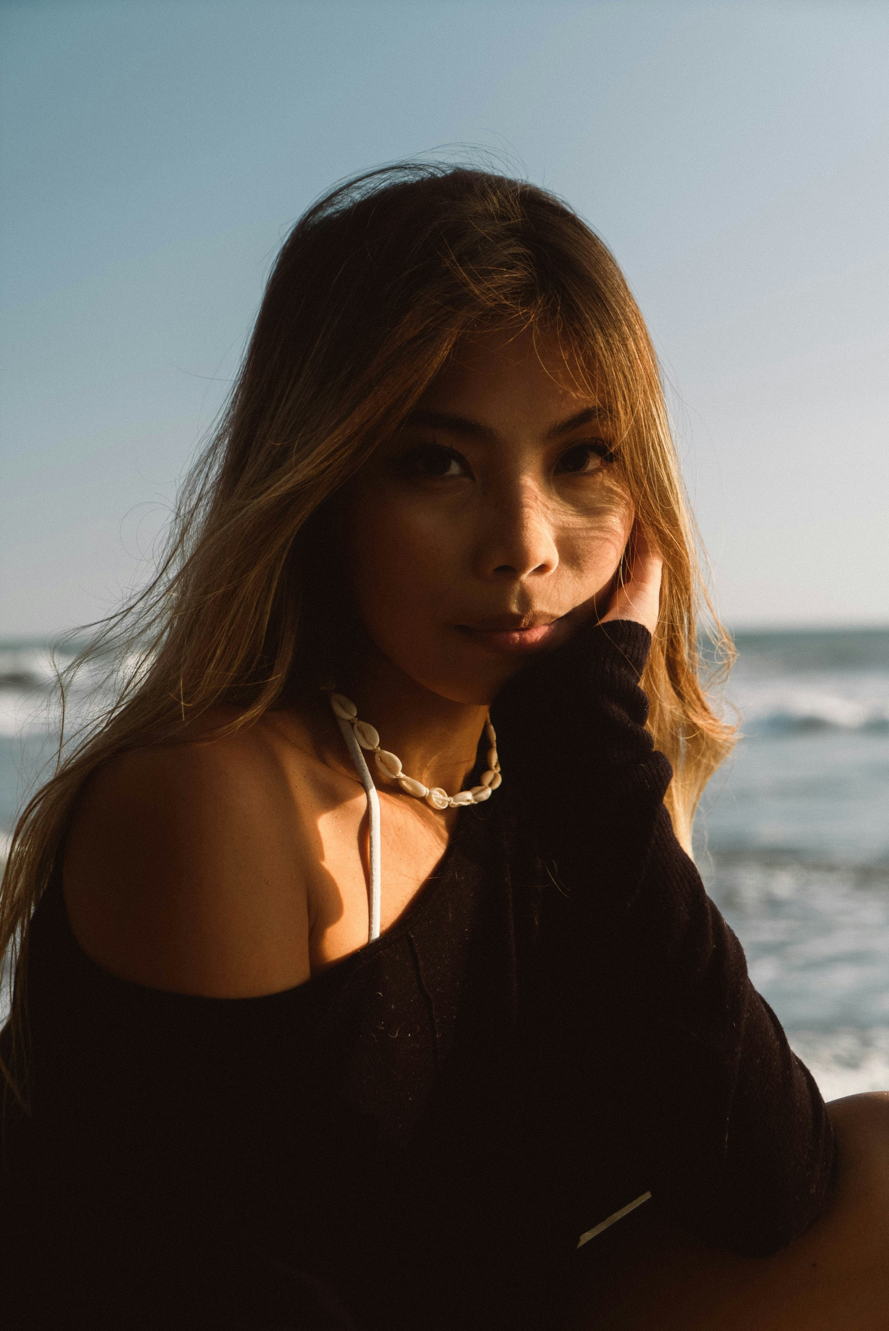 Beautiful hair portrait